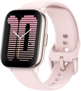 Amazfit Active Smart Watch with AI Fitness Exercise Coach, GPS, Bluetooth Calling, Music Storage, 14 Day Battery, 1.75" AMOLED Display & Alexa-Enabled, Petal Pink