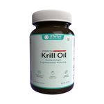 iThrive Essentials Antarctic Krill Oil (60 Capsules) - Rich in Omega-3 (EPA and DHA) & Astaxanthin for Heart, Brain & Joint Health