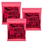 3 PACK Ernie Ball 2226 Burly Slinky Nickel Wound Electric Guitar Strings (11-52)