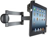 Matney Universal Tablet Wall Mount Holder - Adjustable Swivel Arm 360° Rotating Hands-Free Flexible Viewing - Fits 2.25" to 11" Tablet/Phone in Home, Kitchen Office, Bedroom