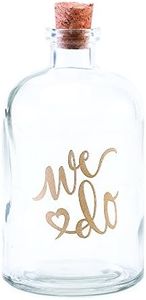 Hortense B. Hewitt Wedding Accessories Sand Ceremony Decanter, We Do, 5.5-Inches