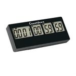 HonorMeet Digital Countdown Days Timer,10 Digits Large LED Countdown & Count-up Calendar Clock,Shutdown Countdown Clock Timer for Retirement Wedding Christmas Birthday Graduation(Black)