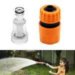 HASTHIP® Quick Connector for Pressure Washer Filter Connector Garden Hose Fitting Set Includes 3/4" Inlet Nozzle, Quick Connector Suitable for Ballorex, Starq, Gaocheng, JPT, Bosch, ResQtech