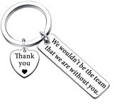 QMVMV Boss Coworker Coach Appreciation Gifts Men Women Office Keychain Boss Day Chritsmas Cheerleading Retirement Thank you Gigt for Team Leader PM Manager Employee