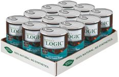 Nature's Logic Grain-Free Canned Dog Food - 95% Animal Proteins - 100% Natural Wet Dog Food Cans - No Common Allergens - All Life Stages - Ideal for Sensitive Dogs - Lamb (13.2 oz, 12 pack)