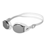 Speedo Unisex Adult Mariner Pro Mirror Lens Swim Goggles - White & Grey
