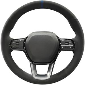 MEWANT Hand Sew Car Steering Wheel Cover for Honda Civic 11 2022