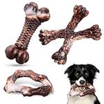 3-Pack Dog Chew Toys for Aggressive