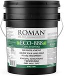 ROMAN Products 018805 ECO-888 Strippable Wallpaper Adhesive, 5 Gal, 1,500 Sq. Ft, Clear