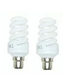 20 WATT BC (BAYONET) DAYLIGHT ENERGY SAVING BULBS IN TWIN PACK FULL SPECTRUM BULBS