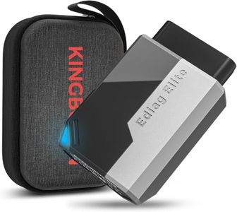 KINGBOLEN EDIAG Elite OBD2 Scanner Bluetooth,Bi-directional Scan Tool Full System Car Diagnostic Tool for iOS & Android,15 Resets Oil,Brake,DPF Regeneration Tool No Subscriptions Lifetime Update.