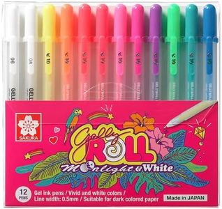 Sakura Gelly Roll Moonlight Gel Pens Set 12 Assorted Colours