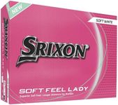 Srixon Soft Feel Lady Golf Balls, Soft Feel Lady 9, White