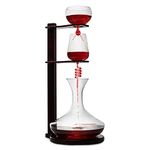 Wine Tower Decanting & Aerator Set by The Wine Savant - 2 Aerating Parts - Upper and Lower Aerators Piece - Wine & Whiskey Decanter Set, Carafe, Proven to Enhance & Improves Flavor & Aromas