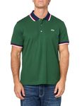 Lacoste Men's Short Sleeve Regular Fit Soild Polo, Green, Small