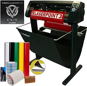 34" LaserPoint 3 Vinyl Cutter Plotter with Contour Cutting, Vinyl, Tape, Tools (Bundle)