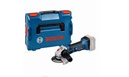 Bosch Professional 18V System GWS 18-125 V-LI Cordless Angle Grinder (no-load speed: 10,000 min-1, disc diameter: 125 mm, excluding batteries and charger, in L-BOXX)