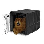 MidWest Homes for Pets Dog Crate Cover with Teflon Fabric Protector, Privacy Dog Crate Cover Fits MidWest and New World 91.44 cm Long (36-Inch) Dog Crates, Machine Wash & Dry, CVR-36