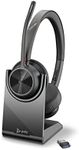 Poly Voyager 4320 UC Wireless Headset & Charge Stand - Stereo Headphones w/Noise-Canceling Boom Mic - Long Battery Life - Connect PC/Mac/Mobile via Bluetooth - Microsoft Teams Certified, Plantronics