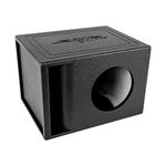 Skar Audio AR1X8V Single 8" Universal Fit Armor Coated Ported Subwoofer Box with Kerf Port