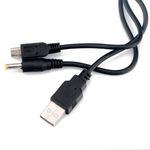 HDE Power Adapter & Data Transfer USB Cable for Sony Playstation PSP Battery Charger