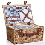 Insulated Wicker Picnic Basket