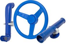 Swing Set Stuff Periscope Telescope and Steering Wheel Kit SSS Logo Sticker Swing Set Attachment, Blue