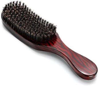 Pinceau Wave, 100% Brosse à Poils OnduléS Grand Peigne Incurvé En Bois Naturel Peigne De Massage Professionnel DéRoulement Rapide Et Cheveux Lisses