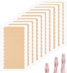 120Pcs Hair Extension Tape, Adhesive Replacement Tape for Hair Extensions, Double Sided Hair Tape Human Hair Tape Tabs Tape in Extension Replacement Tape Wig Tape, Wig Tape Beauty Tools(Khaki)