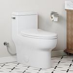 HOROW One-Piece Elongated Toilet, 1
