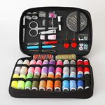 Sewing Kit Home Sewing Combination Multi-Piece Set with Scissors Thimble Thread Sewing Needles Tape Measure etc for Traveler Adults Beginner