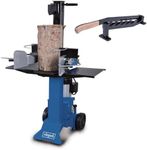 Scheppach HL810 Vertical Log Splitter + Kindling Splitter Set| 8 Tonne Hydraulic Force | 3000W | Cast Iron Splitter | Safe & Portable Firewood Cutter