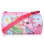 Stylbase Polyester Cartoon Printed Waterproof Duffle Bag for Kids Swimming Bag for Kids Ideal for Travel Picnic Gym Sports Bag for Kids Girls and Boys 14 inches