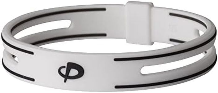 Phiten S-PRO Titanium Bracelet - Waterproof Sport Silicone Bracelet Wristband with Aqua-Titanium for Alternative Healing - Power Elastomer Zone with Micro Titanium Spheres, 6.75 Inch, Titanium, no gem type