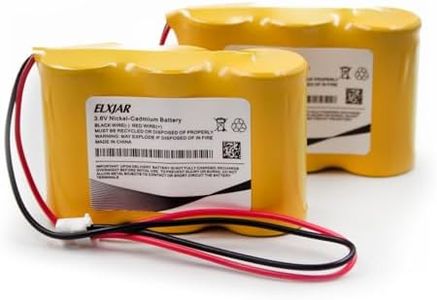 YUTSUJO (2-Pack) 3.6V 1800mAh NICD Battery Pack Replacement for NABC B15SC03 Emergency Lighting