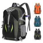 NEWHEY Hiking Backpack for Men 50L Foldable Backpack Waterproof Outdoor Sports Backpacks Lightweight Travel Daypack for Climbing Camping Trekking