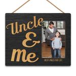 HIWX Uncle and Me Picture Frame, uncle gift, Uncle Gifts from Niece Nephew, Gifts for Brothers Uncles, Uncle Gift Picture Photo Frame, Uncle Birthday Father's Day Picture Photo Frames 4x6