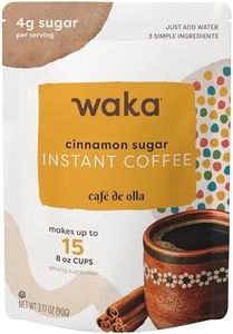 Waka Café de Olla Instant Coffee, Cinnamon Sugar Coffee Mix Made with Arabica Coffee, Real Cinnamon & Real Sugar, Mexican-Style Spiced Coffee, Hot or Iced, Makes 15 Cups, 3.17 oz Pouch