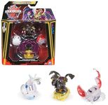 BAKUGAN Starter 3-Pack, Special Attack Dragonoid, Titanium Hammerhead, Butterclaw, Customisable Spinning Action Figures and Trading Cards, Kids’ Toys for Boys and Girls 6 and up