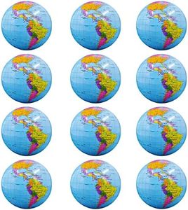 12 Pack Inflatable Beach Balls in Bulk, PVC Globe Pool Toys, Floating Beach Ball Toys for Swimming Pool Party Beach Party Favor, Blow-up Summer Beach Pool Toys