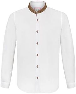 Stockerpoint Chemise Adamo, Blanc/Rouge, XXXL Homme