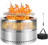 SMOOL 68cm Smokeless Fire Pit, Port