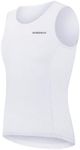 BERGRISAR Cycling Jersey Men's Sleeveless Cycling Vest Mesh Quick-Drying Cycling Undershirt, White, M