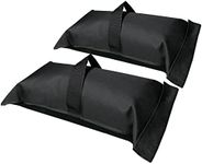 D&ONEHOS Umbrella Base Weight Fillable Sandbags, Sandbags for Weight(60LBS), Sandbag Weights for Patio Umbrella for Outdoor Garden，Set of 2，Black(Without Sand)