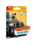 PHILIPS 12362B1 H11 Standard Halogen Replacement Headlight Bulb, Pack of 1 | White and Clear