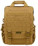 Seibertron waterproof Molle Tactical 15.6"(inch) Laptop Sling BAG Backpack Khaki