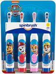 Spinbrush Kids PAW Patrol Kid’s Electric Battery Powered Toothbrush with Soft Bristles (4 Pack) 0.78 pounds