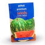 Jamieson Brothers® Water Melon Crimson Sweet Fruit Seeds (Approx. 20 Seeds) - Premium Quality Seeds to Grow Your Own Food at Home, in The Garden Or at The Allotment