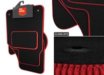 DB Bespoke Tailor Fitted Car Mats - 4 Piece - Compatible with BMW (2011-2018) 1 Series Hatch 5dr F20 Vehicle Specific Car Mat Set in Black Carpet with Black Edge Trim Colour