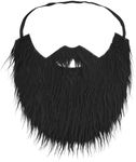 EMORBALS Fake Beard, Beard Costume, Mustache for Teens and Adults(Black)